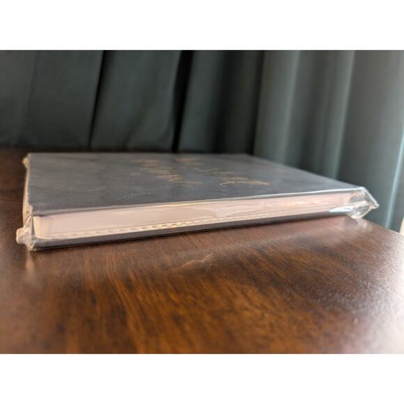 Be Still & Know Journal/Notebook/Diary by Sweet Water Decor Gray Fabric w/Gold - Picture 4 of 4